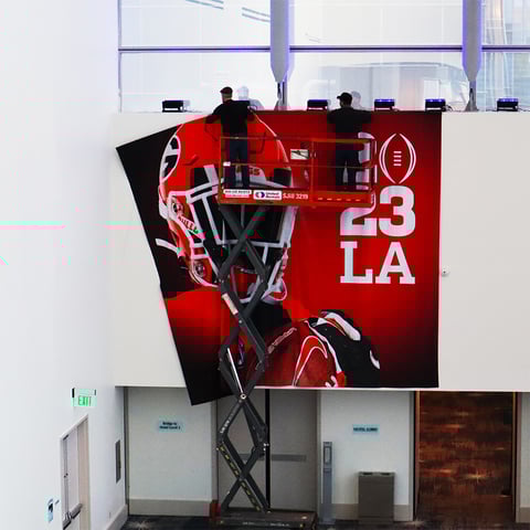 CFP 2023 Installation Process Stadium Interior