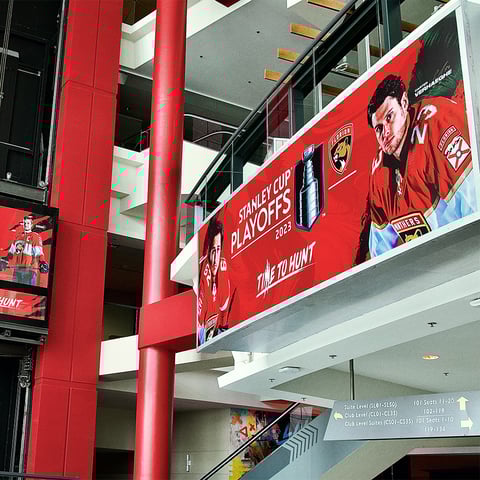 FLA Panthers Stanley Cup Finals Activation Interior