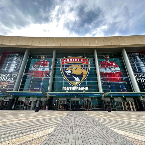FLA Panthers Stanley Cup Finals Activation Exterior