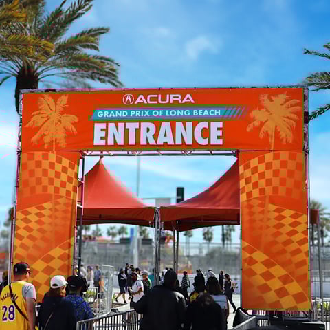 Acura Grand Prix Long Beach Truss Structure